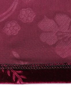 Women‘s Plus Size Curve Party Dress Cocktail Dress Wedding Guest Dress Midi Dress Wine Blue Purple 3/4 Length Sleeve Pure Color Jacquard Spring Fall Winter V Neck Fashion Winter Dress Wedding Guest -Cheap Plus Fit Dress Store jaxiim1691400088070