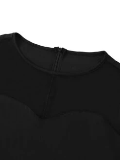 Women‘s Plus Size Curve Party Dress Pure Color Crew Neck Mesh 3/4 Length Sleeve Spring Fall Elegant Maxi Long Dress Formal Party Dress -Cheap Plus Fit Dress Store jfplxd1677749700552