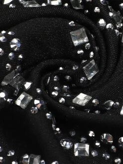 Women's Romper Mesh Beaded Solid Color Stand Collar Active Street Going Out Regular Fit Long Sleeve Black S M L Fall 29 Women's Romper Mesh Beaded Solid Color Stand Collar Active Street Going Out Regular Fit Long Sleeve Black S M L Fall -Cheap Plus Fit Dress Store jfxnly1693983794795