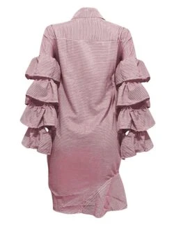 Women's Shirt Dress Sheath Dress Midi Dress Winter Dress Daily Vacation Polyester Cotton Blend Fashion Casual Shirt Collar Lace Up Ruched Long Sleeve Summer Spring Fall 2022 Regular Fit Red Light Blue 22 Women's Shirt Dress Sheath Dress Midi Dress Winter Dress Daily Vacation Polyester Cotton Blend Fashion Casual Shirt Collar Lace Up Ruched Long Sleeve Summer Spring Fall 2022 Regular Fit Red Light Blue -Cheap Plus Fit Dress Store jjhmdg1634352967273