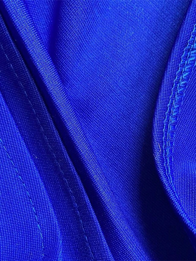 Women's Jumpsuit High Waist Solid Color Cold Shoulder Elegant Party Xmas Christmas Regular Fit 3/4 Length Sleeve White Blue Green S M L Fall 10 Women's Jumpsuit High Waist Solid Color Cold Shoulder Elegant Party Xmas Christmas Regular Fit 3/4 Length Sleeve White Blue Green S M L Fall - Image 10