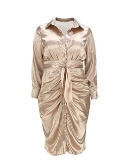 Women‘s Plus Size Curve Flattering Dresses Elegant Apple Shaped Dress Wedding Guest Work Dress Pure Color Shirt Collar Long Sleeve Fall Winter Work Midi Dress Going Out Work Dress Shirt Dress 39 Women‘s Plus Size Curve Flattering Dresses Elegant Apple Shaped Dress Wedding Guest Work Dress Pure Color Shirt Collar Long Sleeve Fall Winter Work Midi Dress Going Out Work Dress Shirt Dress -Cheap Plus Fit Dress Store kcbmvu1663665120811
