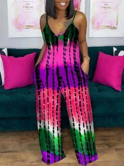 Women's Jumpsuit Backless Pocket Solid Color V Neck Streetwear Street Daily Regular Fit Sleeveless Yellow Wine Royal Blue S M L Summer 14 Women's Jumpsuit Backless Pocket Solid Color V Neck Streetwear Street Daily Regular Fit Sleeveless Yellow Wine Royal Blue S M L Summer -Cheap Plus Fit Dress Store kllowg1692615954531