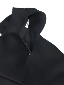 Women‘s Plus Size Curve Prom Dress Party Dress Wedding Guest Dress Long Dress Maxi Dress Black Sleeveless Pure Color Bow Summer Spring Fall One Shoulder Fashion Evening Party Vacation 2023 -Cheap Plus Fit Dress Store krevyv1691464464331