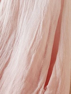 Women's Casual Dress Cotton Linen Dress Swing Dress Midi Dress Polyester Fashion Casual Outdoor Daily Vacation Crew Neck Pocket Print Half Sleeve Spring Fall Autumn 2023 Loose Fit Pink Blue Brown -Cheap Plus Fit Dress Store kvojhk1694418845528