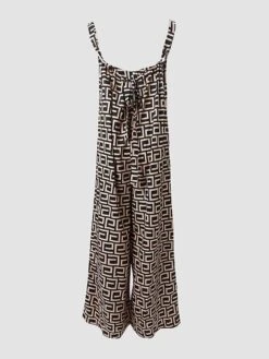 Women's Jumpsuit Backless Pocket Geometric Cold Shoulder Streetwear Daily Vacation Regular Fit Sleeveless Black Army Green Red S M L Spring -Cheap Plus Fit Dress Store kvqgfk1676008378813