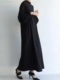 Women's Casual Dress Cotton Linen Dress Abaya Maxi Long Dress Linen / Cotton Blend Basic Classic Outdoor Daily Vacation Crew Neck Button Long Sleeve Spring Fall Winter 2023 Loose Fit Black Apricot 22 Women's Casual Dress Cotton Linen Dress Abaya Maxi Long Dress Linen / Cotton Blend Basic Classic Outdoor Daily Vacation Crew Neck Button Long Sleeve Spring Fall Winter 2023 Loose Fit Black Apricot -Cheap Plus Fit Dress Store kyliho1692341114513