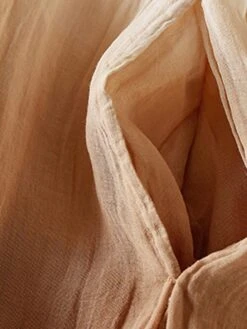 Women's Casual Dress Cotton Linen Dress Swing Dress Midi Dress Polyester Fashion Casual Outdoor Daily Vacation Crew Neck Pocket Print Half Sleeve Spring Fall Autumn 2023 Loose Fit Pink Blue Brown -Cheap Plus Fit Dress Store lcjtdj1694418843979