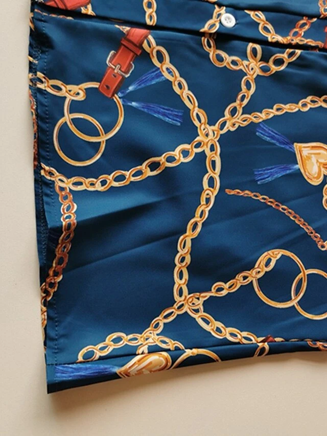 Women's Shirt Dress Sheath Dress Maxi Long Dress Winter Dress Daily Date Polyester Fashion Formal Shirt Collar Lace Up Button Long Sleeve Winter Fall Spring 2022 Slim Green Print S M L XL XXL 8 Women's Shirt Dress Sheath Dress Maxi Long Dress Winter Dress Daily Date Polyester Fashion Formal Shirt Collar Lace Up Button Long Sleeve Winter Fall Spring 2022 Slim Green Print S M L XL XXL - Image 8