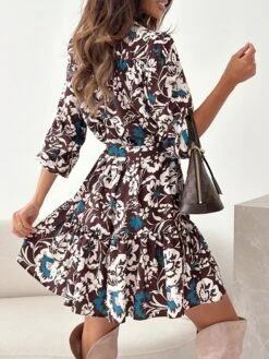 Women's Shirt Dress Casual Dress Swing Dress Mini Dress Outdoor Daily Vacation Polyester Fashion Casual Shirt Collar Lace Up Pocket Long Sleeve Spring Fall Winter 2023 Loose Fit Blue Brown Apricot 25 Women's Shirt Dress Casual Dress Swing Dress Mini Dress Outdoor Daily Vacation Polyester Fashion Casual Shirt Collar Lace Up Pocket Long Sleeve Spring Fall Winter 2023 Loose Fit Blue Brown Apricot -Cheap Plus Fit Dress Store leiphi1696846057360