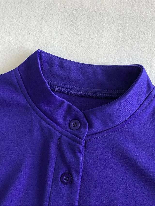 Women's Jumpsuit Lace Up Pocket Solid Color Stand Collar Streetwear Xmas Street Christmas Daily Regular Fit Long Sleeve Black Wine Red S M L Fall 19 Women's Jumpsuit Lace Up Pocket Solid Color Stand Collar Streetwear Xmas Street Christmas Daily Regular Fit Long Sleeve Black Wine Red S M L Fall - Image 19