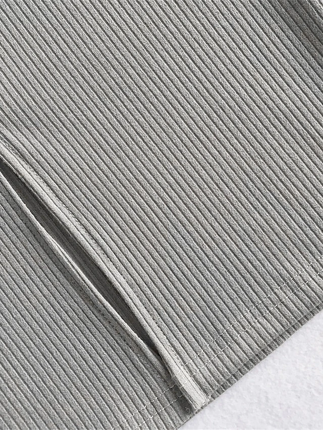 Women's Plus Size Curve Casual Dress Sweater Dress Bodycon Plain Midi Dress Long Sleeve Button Turtleneck Fashion Outdoor Wine Dark Blue Fall Winter XL XXL 3XL 4XL 5XL 9 Women's Plus Size Curve Casual Dress Sweater Dress Bodycon Plain Midi Dress Long Sleeve Button Turtleneck Fashion Outdoor Wine Dark Blue Fall Winter XL XXL 3XL 4XL 5XL - Image 9