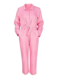 Women‘s Jumpsuit Halloween Pocket Drawstring Pink Fall Winter Solid Color Shirt Collar Streetwear Street Daily Regular Fit Long Sleeve S M L Fall 11 Women‘s Jumpsuit Halloween Pocket Drawstring Pink Fall Winter Solid Color Shirt Collar Streetwear Street Daily Regular Fit Long Sleeve S M L Fall -Cheap Plus Fit Dress Store lpjtvx1690941125049