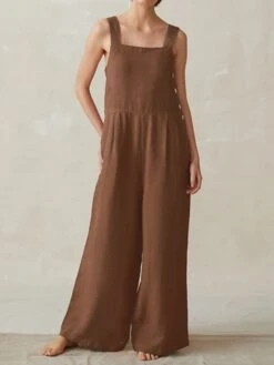 Women's Solid Color Regular Fit Sleeveless Rust Red Blue Black S M L 5 Women's Solid Color Regular Fit Sleeveless Rust Red Blue Black S M L -Cheap Plus Fit Dress Store luscny1653977083740