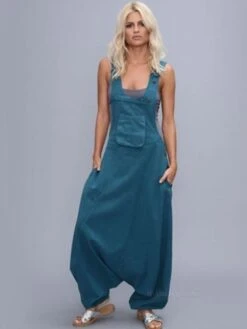 Black Jumpsuit For Women Overall Pocket Solid Color Crew Neck Casual Vacation Cargo Pants Loose Fit Sleeveless Light Blue Wine Red ArmyGreen S M L Spring 8 Black Jumpsuit For Women Overall Pocket Solid Color Crew Neck Casual Vacation Cargo Pants Loose Fit Sleeveless Light Blue Wine Red ArmyGreen S M L Spring -Cheap Plus Fit Dress Store lvsltp1606117927329