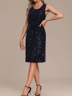 Women's Two Piece Dress Set Lace Dress Daily Vacation Fashion Mature Mesh Sequin Midi Dress Crew Neck Long Sleeve Plain Regular Fit Navy Blue Spring Fall S M L XL XXL 8 Women's Two Piece Dress Set Lace Dress Daily Vacation Fashion Mature Mesh Sequin Midi Dress Crew Neck Long Sleeve Plain Regular Fit Navy Blue Spring Fall S M L XL XXL -Cheap Plus Fit Dress Store lwcfkg1695638334656