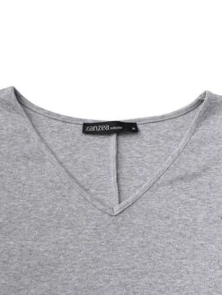 Women‘s Plus Size Casual Dress Caftan Dress Solid Color V Neck Long Sleeve Winter Fall Basic Casual Maxi Long Dress Daily Vacation Dress -Cheap Plus Fit Dress Store lxxpsj1666342642464