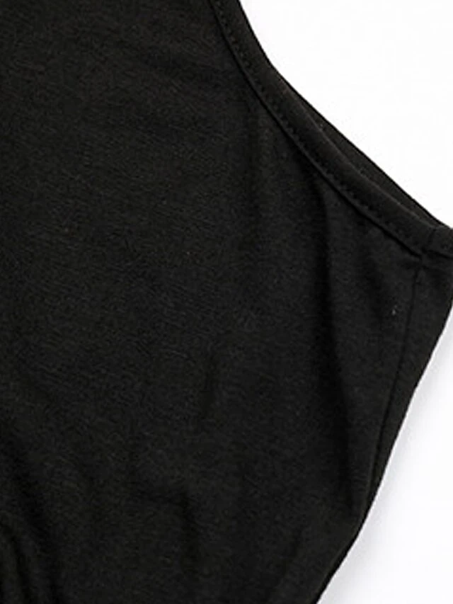 Women's Jumpsuit Backless Pocket Solid Color V Neck Streetwear Street Daily Regular Fit Sleeveless Black S M L Summer 5 Women's Jumpsuit Backless Pocket Solid Color V Neck Streetwear Street Daily Regular Fit Sleeveless Black S M L Summer - Image 5