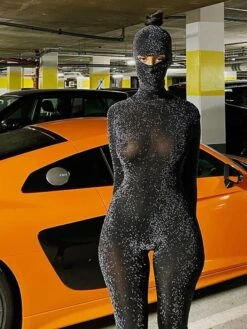 Women's Jumpsuit Backless Turtleneck Streetwear Street Regular Fit Long Sleeve Black S M L Fall 18 Women's Jumpsuit Backless Turtleneck Streetwear Street Regular Fit Long Sleeve Black S M L Fall -Cheap Plus Fit Dress Store mkehqs1633771714466