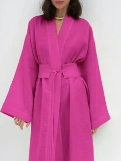 Women's Casual Dress Cotton Dress Wrap Dress Maxi Long Dress Cotton Fashion Basic Outdoor Daily Holiday V Neck Split Tie Belt Long Sleeve Fall Winter Autumn 2023 Loose Fit Navy Blue Green Rose Red 22 Women's Casual Dress Cotton Dress Wrap Dress Maxi Long Dress Cotton Fashion Basic Outdoor Daily Holiday V Neck Split Tie Belt Long Sleeve Fall Winter Autumn 2023 Loose Fit Navy Blue Green Rose Red -Cheap Plus Fit Dress Store mmdhud1692961113156