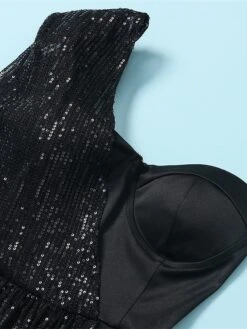 Women‘s Jumpsuit Sparkly Backless Sequin Solid Color One Shoulder Streetwear Wedding Party Regular Fit Long Sleeve Black Apricot S M L Summer 27 Women‘s Jumpsuit Sparkly Backless Sequin Solid Color One Shoulder Streetwear Wedding Party Regular Fit Long Sleeve Black Apricot S M L Summer -Cheap Plus Fit Dress Store mmqgbx1676961770182