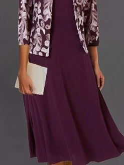 Women's Casual Dress Dress Set Two Piece Dress Midi Dress Black Wine Navy Blue 3/4 Length Sleeve Print Print Winter Fall Autumn Crew Neck Stylish 2023 S M L XL XXL 3XL 5 Women's Casual Dress Dress Set Two Piece Dress Midi Dress Black Wine Navy Blue 3/4 Length Sleeve Print Print Winter Fall Autumn Crew Neck Stylish 2023 S M L XL XXL 3XL -Cheap Plus Fit Dress Store mqqkdj1691639612249