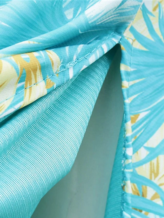 Women's Dress Set Two Piece Dress Skirt Set Long Dress Maxi Dress Green Sleeveless Floral Backless Summer Spring One Shoulder Stylish 2023 S M L XL 7 Women's Dress Set Two Piece Dress Skirt Set Long Dress Maxi Dress Green Sleeveless Floral Backless Summer Spring One Shoulder Stylish 2023 S M L XL - Image 7