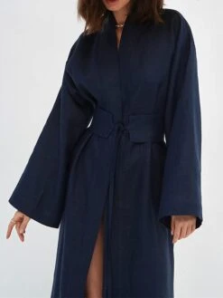 Women's Casual Dress Cotton Dress Wrap Dress Maxi Long Dress Cotton Fashion Basic Outdoor Daily Holiday V Neck Split Tie Belt Long Sleeve Fall Winter Autumn 2023 Loose Fit Navy Blue Green Rose Red 34 Women's Casual Dress Cotton Dress Wrap Dress Maxi Long Dress Cotton Fashion Basic Outdoor Daily Holiday V Neck Split Tie Belt Long Sleeve Fall Winter Autumn 2023 Loose Fit Navy Blue Green Rose Red -Cheap Plus Fit Dress Store myrhos1692961117195