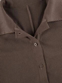 Women's Romper Button Solid Color Shirt Collar Active Street Sport Regular Fit Short Sleeve Black Brown S M L Summer 25 Women's Romper Button Solid Color Shirt Collar Active Street Sport Regular Fit Short Sleeve Black Brown S M L Summer -Cheap Plus Fit Dress Store nqprvb1639989320659