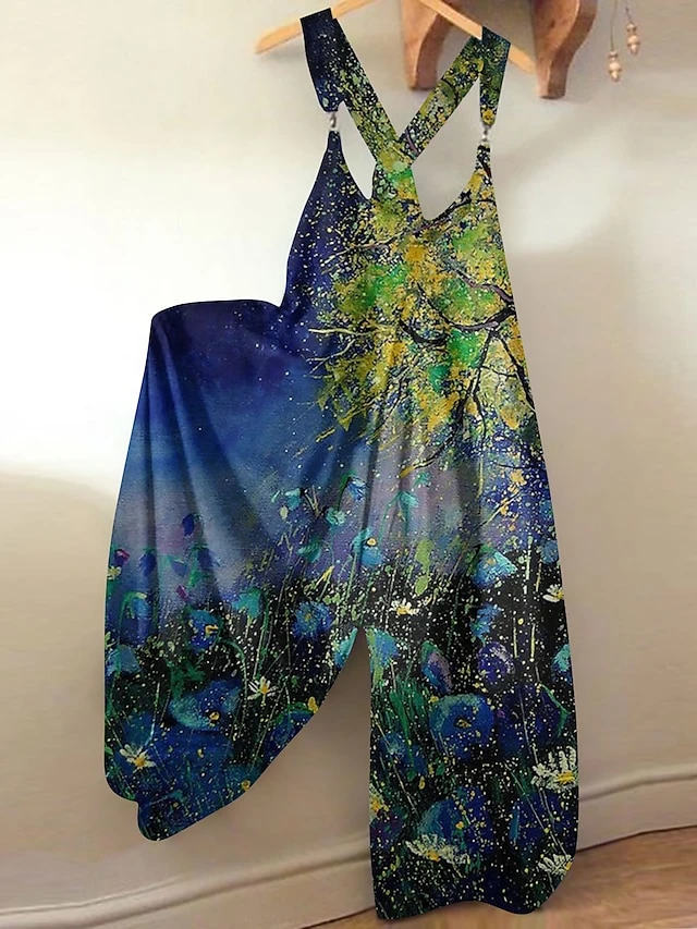 Women's Pants Trousers Trug Life Jumpsuit Rompers Baggy Yellow Red Navy Blue Mid Waist Fashion Casual Weekend Print Micro-elastic Full Length Comfort Graphic S M L XL XXL 6 Women's Pants Trousers Trug Life Jumpsuit Rompers Baggy Yellow Red Navy Blue Mid Waist Fashion Casual Weekend Print Micro-elastic Full Length Comfort Graphic S M L XL XXL - Image 6