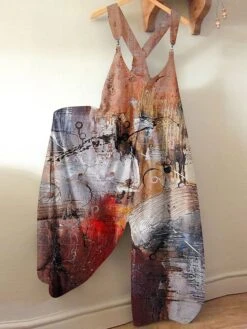 Women's Pants Trousers Trug Life Jumpsuit Rompers Baggy Yellow Red Navy Blue Mid Waist Fashion Casual Weekend Print Micro-elastic Full Length Comfort Graphic S M L XL XXL 13 Women's Pants Trousers Trug Life Jumpsuit Rompers Baggy Yellow Red Navy Blue Mid Waist Fashion Casual Weekend Print Micro-elastic Full Length Comfort Graphic S M L XL XXL -Cheap Plus Fit Dress Store nwuqfu1659338527548