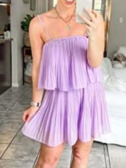 Women's Romper Ruffle Backless Solid Color Square Neck Basic Street Daily Regular Fit Sleeveless Black White Navy Blue S M L Summer 20 Women's Romper Ruffle Backless Solid Color Square Neck Basic Street Daily Regular Fit Sleeveless Black White Navy Blue S M L Summer -Cheap Plus Fit Dress Store orojpt1680602583959