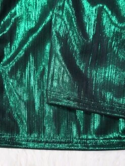 Women's Jumpsuit High Christmas Waist Solid Color V Neck Streetwear Party Xmas Street Regular Fit Long Sleeve Gold Green S M L Fall -Cheap Plus Fit Dress Store otedop1695281841909