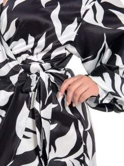 Women's Plus Size Curve Work Dress Satin Dress Wrap Dress Floral Midi Dress Long Sleeve Split V Neck Fashion Office Black Fall Winter L XL XXL 3XL 4XL 16 Women's Plus Size Curve Work Dress Satin Dress Wrap Dress Floral Midi Dress Long Sleeve Split V Neck Fashion Office Black Fall Winter L XL XXL 3XL 4XL -Cheap Plus Fit Dress Store owxlyg1694772974671