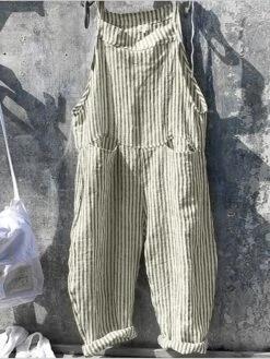 Women's Overall Pocket Print Plaid V Neck Streetwear Street Daily Regular Fit Sleeveless Black White Yellow S M L Summer 13 Women's Overall Pocket Print Plaid V Neck Streetwear Street Daily Regular Fit Sleeveless Black White Yellow S M L Summer -Cheap Plus Fit Dress Store oylalf1692615956536