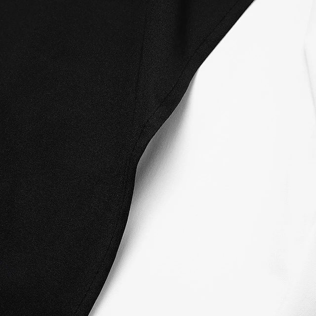 Jumpsuits For Women Summer Dressy Color Block One Sleeve Shoulder Elegant Party Prom Straight Regular Fit Short Sleeve Black S M L Spring Fall 11 Jumpsuits For Women Summer Dressy Color Block One Sleeve Shoulder Elegant Party Prom Straight Regular Fit Short Sleeve Black S M L Spring Fall - Image 11