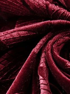 Women's Plus Size Party Dress Velvet Dress Cocktail Dress Midi Dress Black Wine Purple Long Sleeve Leaf Pocket Spring Fall Winter V Neck Fashion Winter Dress Wedding Guest Birthday Loose Fit 2023 XL -Cheap Plus Fit Dress Store psjwzn1692588956729