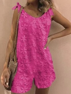 White Jumpsuits For Women Summer Romper Solid Color V Neck Holiday Daily Holiday Regular Fit Sleeveless Sleeveless Black Yellow S M L 19 White Jumpsuits For Women Summer Romper Solid Color V Neck Holiday Daily Holiday Regular Fit Sleeveless Sleeveless Black Yellow S M L -Cheap Plus Fit Dress Store qmcifo1682216198772