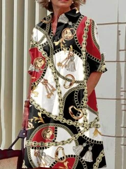 Women's Shirt Dress Casual Dress Midi Dress Outdoor Office Daily Polyester Fashion Modern Shirt Collar Button Pocket Long Sleeve Fall Winter 2023 Loose Fit Black Pink Wine Color Block Graffiti S M L 9 Women's Shirt Dress Casual Dress Midi Dress Outdoor Office Daily Polyester Fashion Modern Shirt Collar Button Pocket Long Sleeve Fall Winter 2023 Loose Fit Black Pink Wine Color Block Graffiti S M L -Cheap Plus Fit Dress Store qnpnny1693390906930