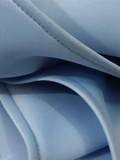 Women's Plus Size Curve Party Dress Bodycon Sheath Dress Plain Midi Dress Sleeveless Ruffle Crew Neck Fashion Party Sky Blue Spring Fall XL XXL 3XL 4XL -Cheap Plus Fit Dress Store qotmrk1694425965238