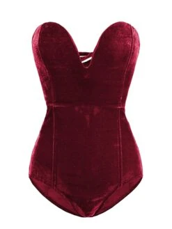 Women's Bodysuit Backless Solid Color Bandeau Elegant Party Party & Evening Regular Fit Sleeveless Green White Black XS S M Spring -Cheap Plus Fit Dress Store qsqbis1642154071851