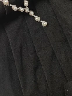 Black Jumpsuit For Women Overlay Print Solid Color Off Shoulder Wedding Elegant Party Straight Regular Fit Short Sleeve Black S M L Summer Fall 8 Black Jumpsuit For Women Overlay Print Solid Color Off Shoulder Wedding Elegant Party Straight Regular Fit Short Sleeve Black S M L Summer Fall -Cheap Plus Fit Dress Store qzrkzi1697002444271