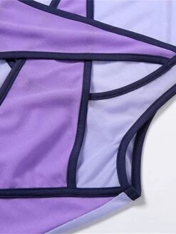 Women's Bodysuit Mesh Cut Out Color Block Streetwear Home Holiday Regular Fit Sleeveless Purple S M L Spring -Cheap Plus Fit Dress Store rhblsd1646384032363