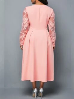 Women‘s Plus Size Curve Party Dress Pure Color Square Neck Long Sleeve Winter Fall Fashion Elegant Formal Midi Dress Party Evening Party Dress 11 Women‘s Plus Size Curve Party Dress Pure Color Square Neck Long Sleeve Winter Fall Fashion Elegant Formal Midi Dress Party Evening Party Dress -Cheap Plus Fit Dress Store rtuptg1670211984699