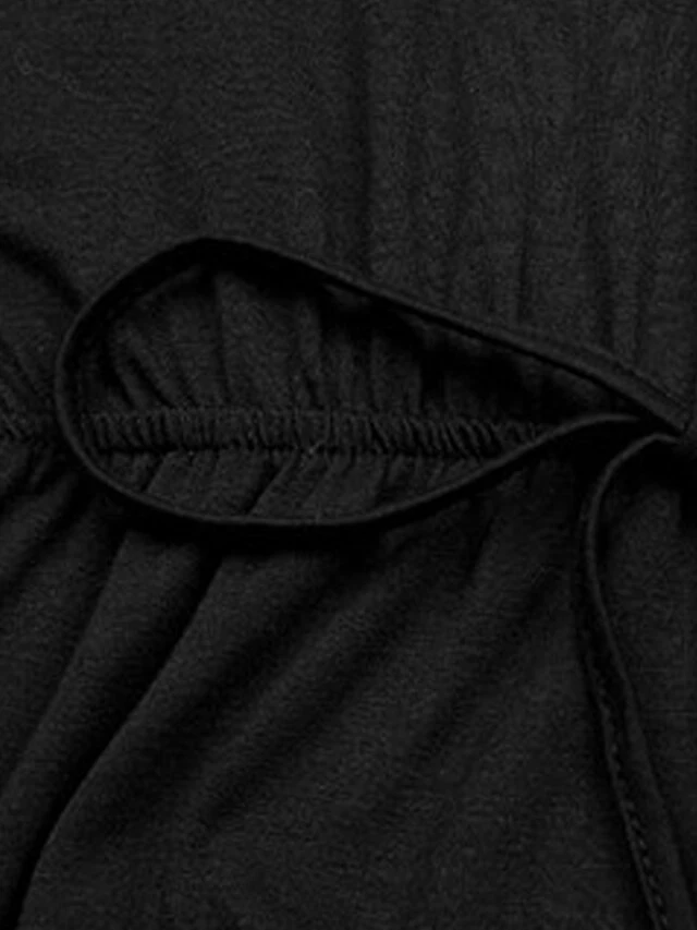 Women's Jumpsuit Backless Pocket Solid Color V Neck Streetwear Street Daily Regular Fit Sleeveless Black S M L Summer 4 Women's Jumpsuit Backless Pocket Solid Color V Neck Streetwear Street Daily Regular Fit Sleeveless Black S M L Summer - Image 4