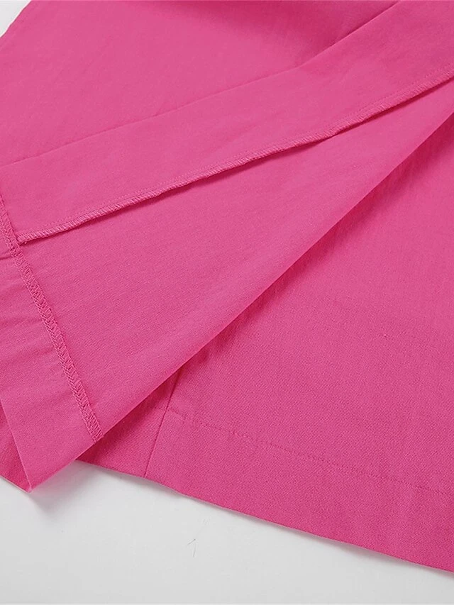 Women's Casual Dress Cotton Dress Wrap Dress Maxi Long Dress Cotton Fashion Basic Outdoor Daily Holiday V Neck Split Tie Belt Long Sleeve Fall Winter Autumn 2023 Loose Fit Navy Blue Green Rose Red 9 Women's Casual Dress Cotton Dress Wrap Dress Maxi Long Dress Cotton Fashion Basic Outdoor Daily Holiday V Neck Split Tie Belt Long Sleeve Fall Winter Autumn 2023 Loose Fit Navy Blue Green Rose Red - Image 9