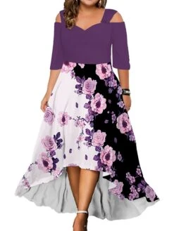 Women‘s Plus Size Curve Casual Dress Graphic Floral Long Dress Maxi Dress Half Sleeve Print V Neck Fashion Daily Black White Summer Spring L XL XXL 3XL 4XL 10 Women‘s Plus Size Curve Casual Dress Graphic Floral Long Dress Maxi Dress Half Sleeve Print V Neck Fashion Daily Black White Summer Spring L XL XXL 3XL 4XL -Cheap Plus Fit Dress Store sqtkyd1686027835028