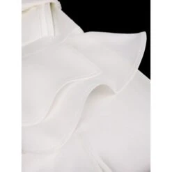 Women's Jumpsuit Solid Color One Shoulder Elegant Wedding Cocktail Party Christmas Regular Fit Long Sleeve Black White S M L Spring -Cheap Plus Fit Dress Store srbwtf1676873585443