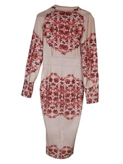 Women's Shirt Dress Casual Dress Bodycon Midi Dress Outdoor Office Daily Polyester Fashion Romantic Stand Collar Button Print Long Sleeve Summer Spring Fall 2023 Slim Blue Khaki Floral S M L XL 2XL -Cheap Plus Fit Dress Store stsnps1689227639546