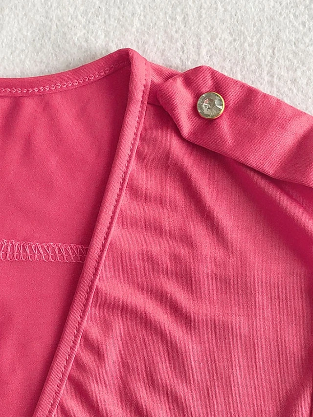 Women's Jumpsuit Pocket Solid Color V Neck Elegant Party Vacation Regular Fit Sleeveless Green Pink Yellow S M L Spring 18 Women's Jumpsuit Pocket Solid Color V Neck Elegant Party Vacation Regular Fit Sleeveless Green Pink Yellow S M L Spring - Image 18